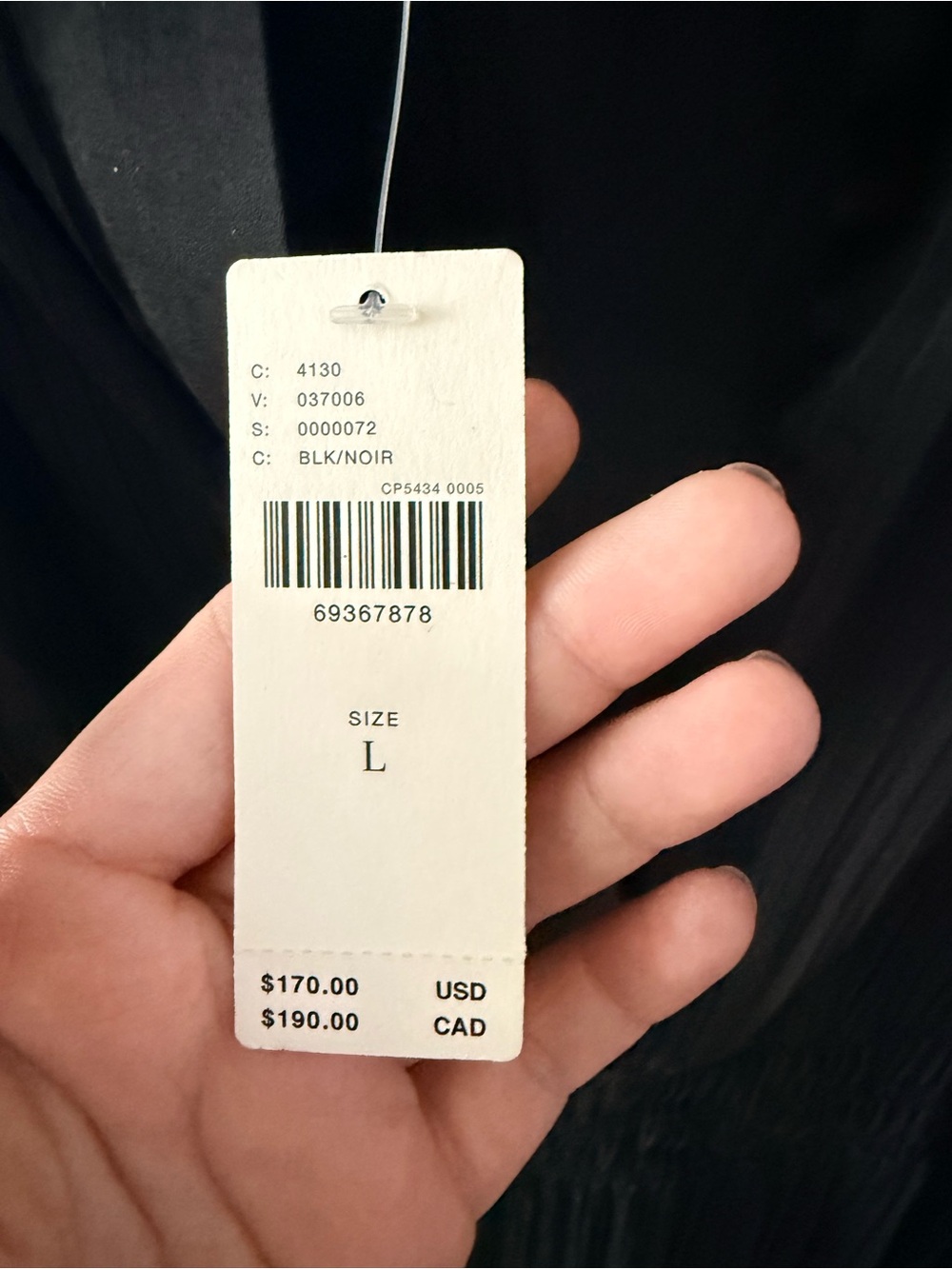 NWT Anthropologie Black Pleated Maxi Dress Size L - Picture 5 of 8